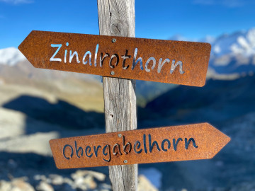 Zinalrothorn (4221m) - Normalweg über den Südostgrat